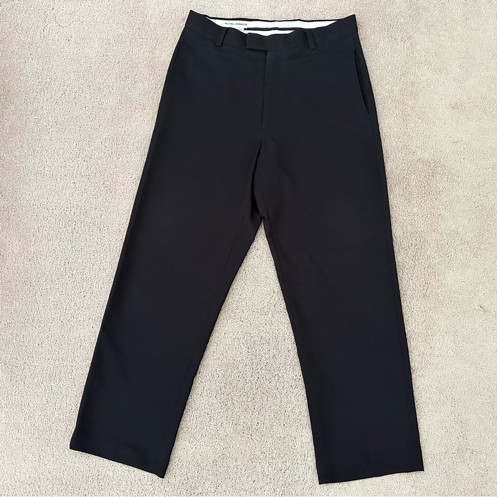 Michael Brandon Black Dress Slacks / Trouser Pants